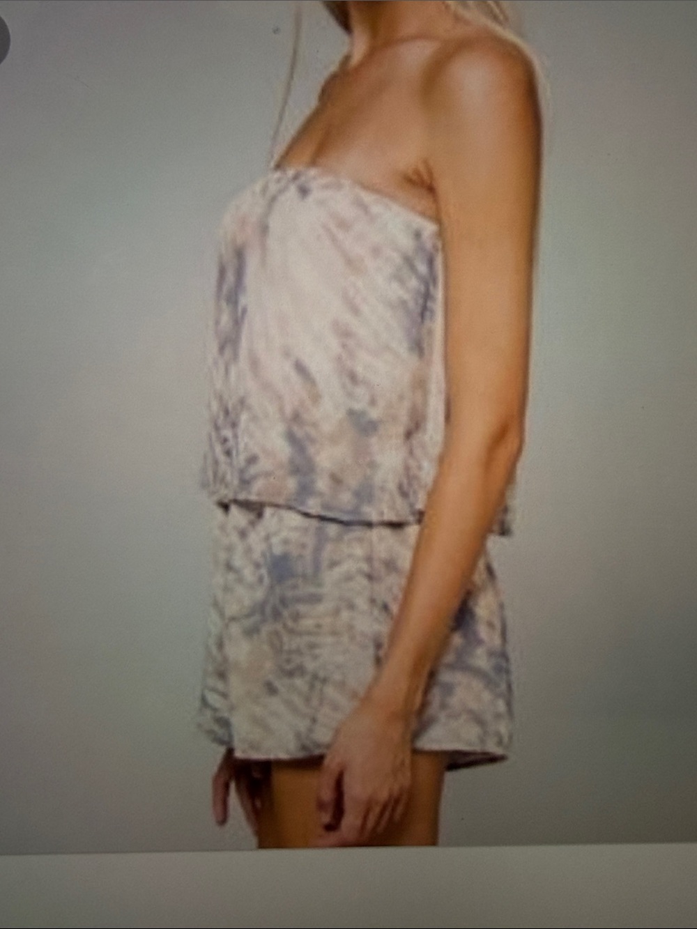 Honey Punch Strapless Romper